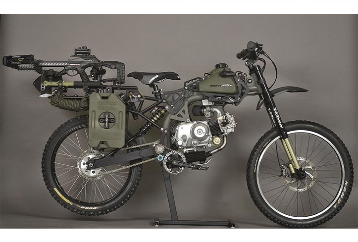 Do-It-Yourself Rides | Motopeds Survival Bike: Black Ops Edition